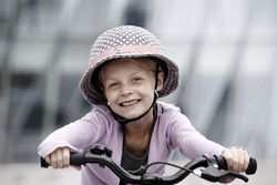 YAKKAY girl pink bike helmet